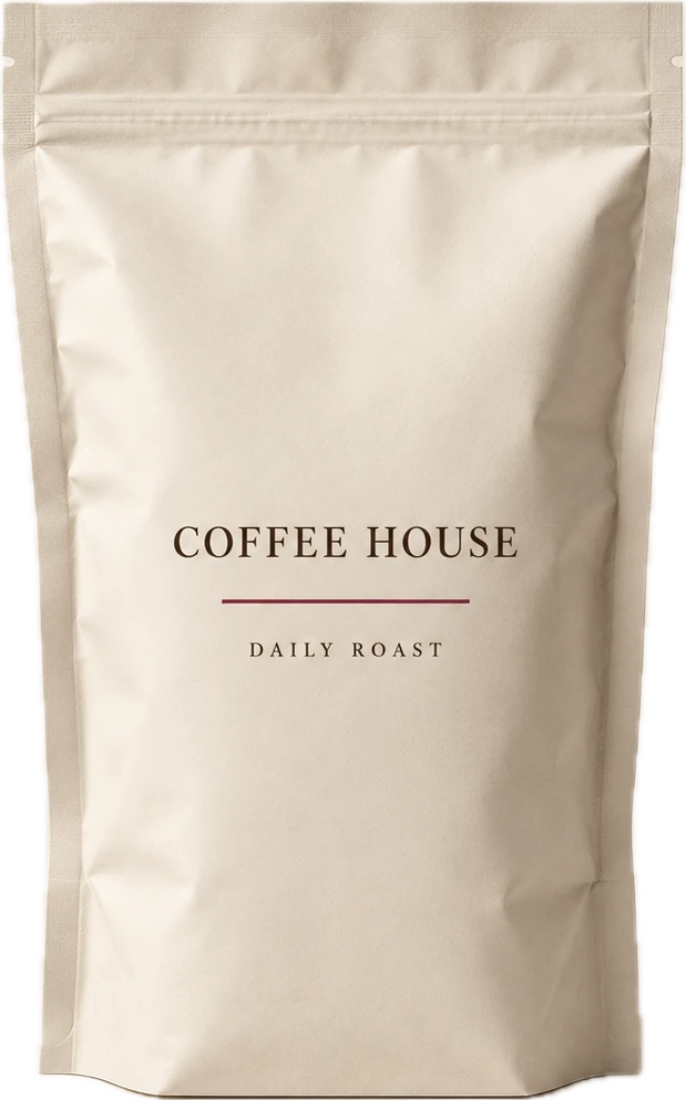 An ivory package concept for the everyday coffee ritual.