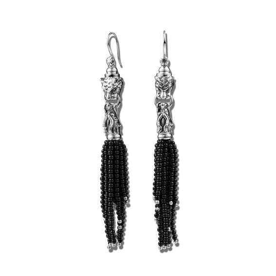 Tiger & Dragon Creation Black Onyx Earrings · E21002