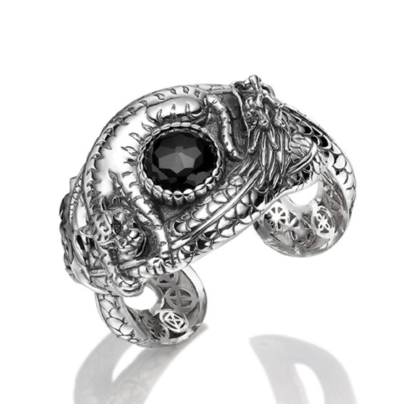 Tiger & Dragon Love Black Onyx Bracelet